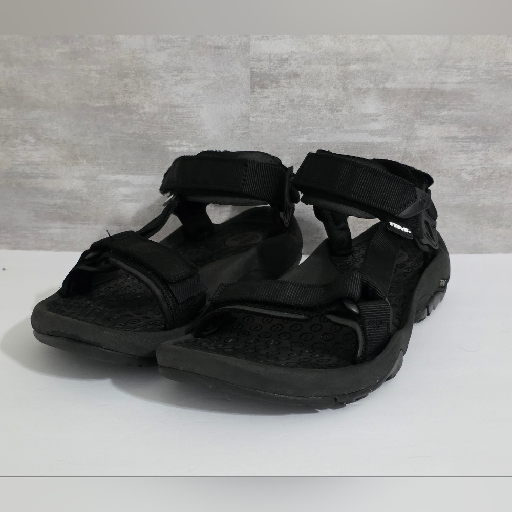 Teva Men's Black Adventure Sandals - Picture 2 of 7